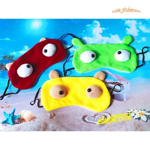 Bịt Mắt Ngủ Siêu Cute 2023 - Với 2 Con Mắt Trố Lồi Dễ Thương, Tiện Dụng Cho Giấc Ngủ Yên Tĩnh và Thoải Mái