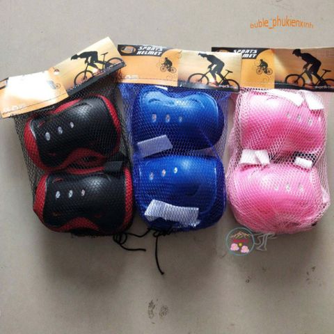 Bộ bảo hộ tay chân patin cao cấp 6 mảnh - An toàn, thời trang, phù hợp với mọi kích cỡ - Đảm bảo bảo vệ tối ưu cho người yêu thể thao mạo hiểm