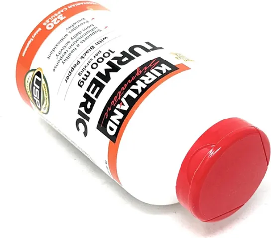 Viên Uống Bột Nghệ Kirkland Signature với Tiêu Đen 1000mg - Tăng Cường Sức Khỏe và Hỗ Trợ Tiêu Hóa - 320 Viên