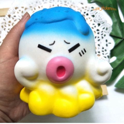 Đồ Chơi Squishy Lớn JUMBO Hình Bạch Tuộc Xốp Phối Màu - Đồ Chơi Giảm Stress Dễ Thương Cho Bé Từ 5 Tuổi