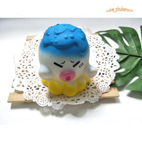 Đồ Chơi Squishy Lớn JUMBO Hình Bạch Tuộc Xốp Phối Màu - Đồ Chơi Giảm Stress Dễ Thương Cho Bé Từ 5 Tuổi