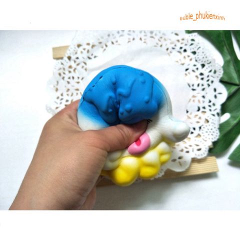 Đồ Chơi Squishy Lớn JUMBO Hình Bạch Tuộc Xốp Phối Màu - Đồ Chơi Giảm Stress Dễ Thương Cho Bé Từ 5 Tuổi
