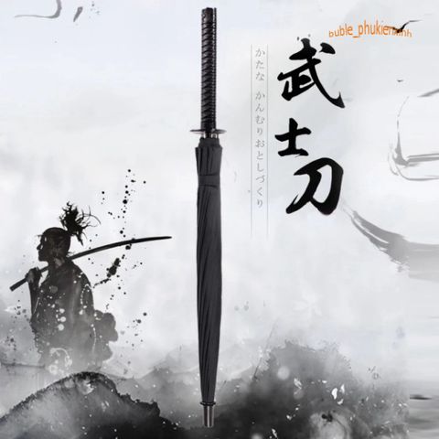 Ô Dù Che Mưa Katana Phong Cách Kiếm Nhật - Thiết Kế Độc Đáo, 16 Nan & 24 Nan, Chất Liệu Cao Cấp, Phụ Kiện Thời Trang
