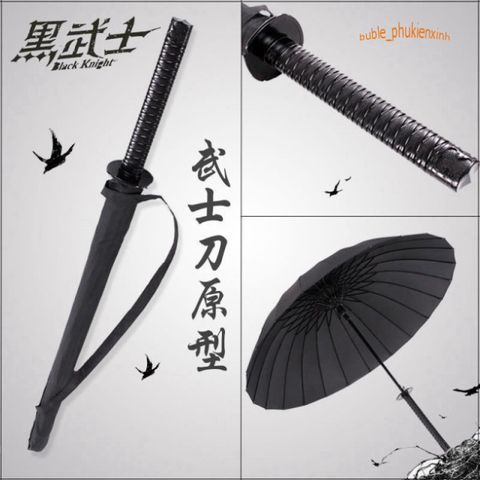 Ô Dù Che Mưa Katana Phong Cách Kiếm Nhật - Thiết Kế Độc Đáo, 16 Nan & 24 Nan, Chất Liệu Cao Cấp, Phụ Kiện Thời Trang