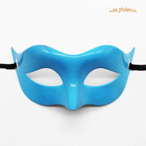 Mặt Nạ Hóa Trang Ren Che Mắt Mèo/Cáo - Phụ Kiện Halloween Độc Đáo Màu Xanh Dương, Sang Trọng và Quyến Rũ