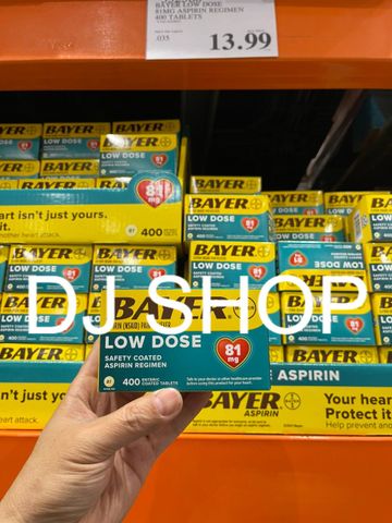 Viên Uống Bayer Aps.pirin Low_Dose 400v - Hỗ Trợ Tim Mạch Hiệu Quả Từ Mỹ, Ngăn Ngừa Cục Máu Đọng