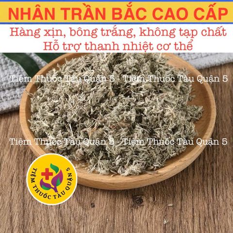Nhân Trần Bắc Bông Trắng Khô Cao Cấp 100g - Thảo Dược Giải Độc, Mát Gan, Hỗ Trợ Tiêu Hóa và Điều Trị Mất Ngủ