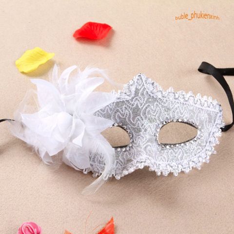 Mặt Nạ Nửa Mặt Kim Sa Sang Trọng Đỏ - Phụ Kiện Tiệc Tùng, Halloween, Khiêu Vũ, Lễ Hội - Thể Hiện Phong Cách Bí Ẩn