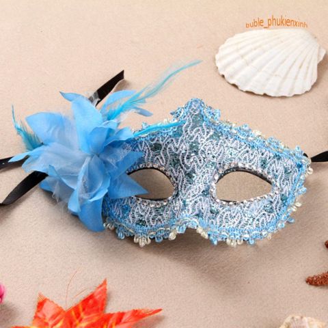 Mặt Nạ Nửa Mặt Kim Sa Sang Trọng Đỏ - Phụ Kiện Tiệc Tùng, Halloween, Khiêu Vũ, Lễ Hội - Thể Hiện Phong Cách Bí Ẩn