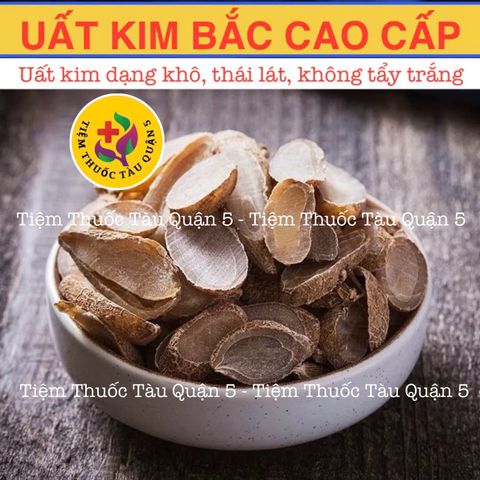 Uất Kim Bắc Cao Cấp - Thực Phẩm Khô Lát To 100gram, Giải Độc Gan, Diệt Nấm, Hỗ Trợ Tiêu Hóa