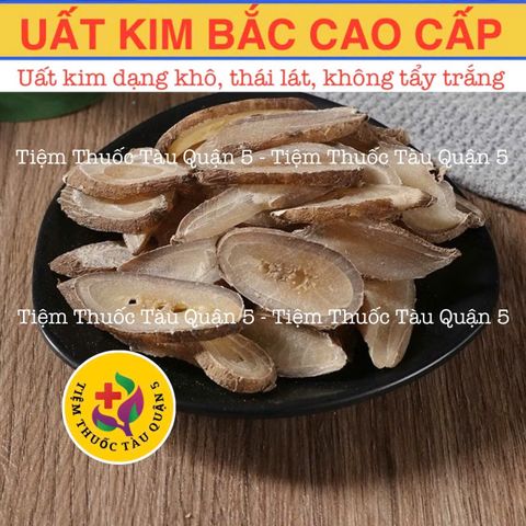 Uất Kim Bắc Cao Cấp - Thực Phẩm Khô Lát To 100gram, Giải Độc Gan, Diệt Nấm, Hỗ Trợ Tiêu Hóa