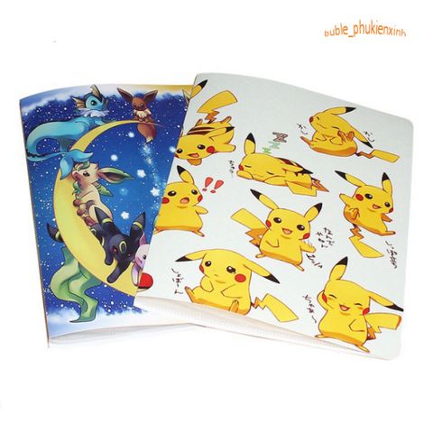 Album Đựng Thẻ Pokemon Cao Cấp 112 Thẻ - Bảo Quản Thẻ Bài Tối Ưu, Thiết Kế Gọn Nhẹ và Chất Liệu Chống Thấm