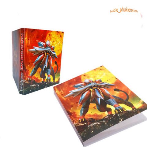 Album Đựng Thẻ Pokemon Cao Cấp 112 Thẻ - Bảo Quản Thẻ Bài Tối Ưu, Thiết Kế Gọn Nhẹ và Chất Liệu Chống Thấm