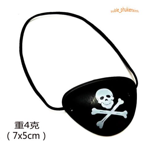 Bịt Mắt Hóa Trang Hải Tặc - Phụ Kiện Cướp Biển Mắt Chột Cho Tiệc Hóa Trang & Halloween, Độc Đáo & Thú Vị