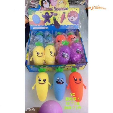 Mochi Squishy Đáng Yêu Hình Mặt Cười Cừu Vịt Gà - Đồ Chơi Giảm Stress, Bóp Mềm An Toàn Cho Trẻ Em Từ 5 Tuổi