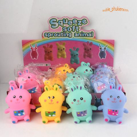 Bé Gấu Mochi Squishy Giảm Stress - Đồ Chơi Mềm Mịn Dễ Thương, Co Dãn Cho Trẻ Em, Quà Tặng Tuyệt Vời