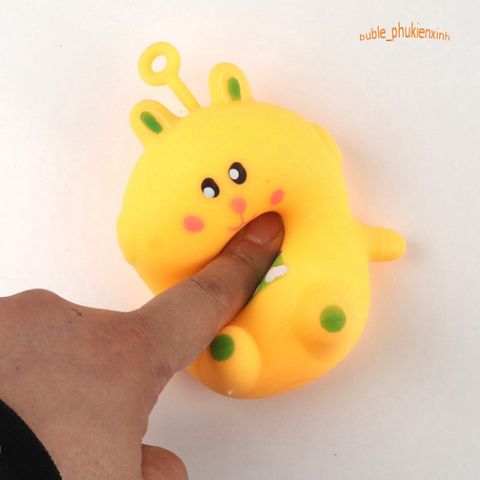 Bé Gấu Mochi Squishy Giảm Stress - Đồ Chơi Mềm Mịn Dễ Thương, Co Dãn Cho Trẻ Em, Quà Tặng Tuyệt Vời
