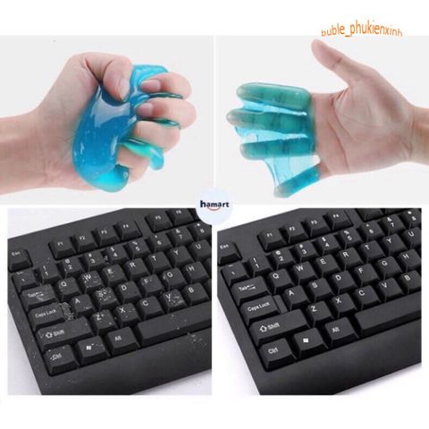 Gel Vệ Sinh Đa Năng Super Clean 80g - Slime Làm Sạch Ô Tô, Bàn Phím, Điện Thoại, Laptop, Ngăn Ngừa Vi Khuẩn