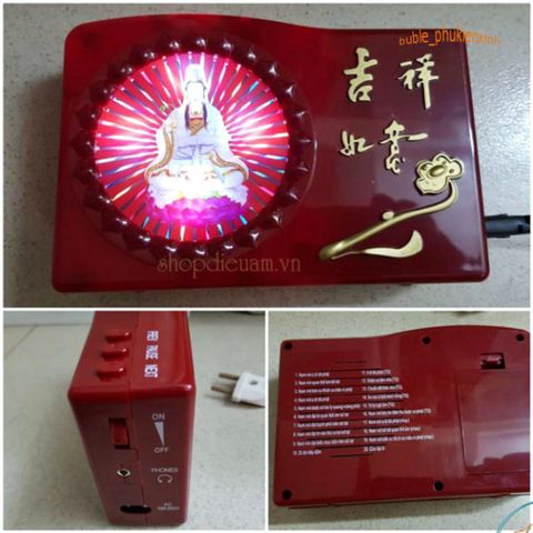 Máy Tụng Kinh Niệm Phật 20 Bài - Thiết Bị Tinh Tế Hỗ Trợ Tụng Kinh Địa Tạng và Chú Đại Bi, Giúp Tâm Tĩnh Lặng và Kết Nối Với Phật Pháp