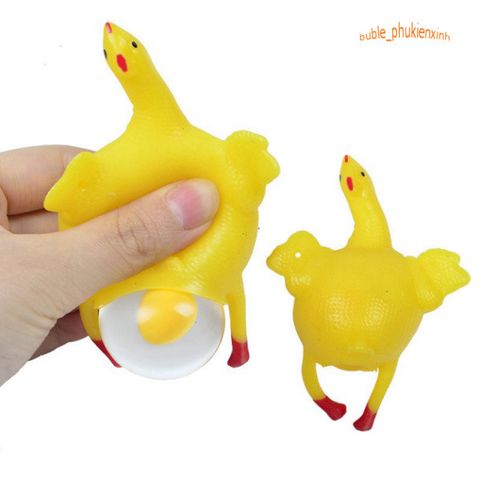 Móc Khóa Gà Silicon Đáng Yêu - Móc Chìa Khóa Gà Đẻ Trứng Ngộ Nghĩnh, Phụ Kiện Thời Trang Dễ Thương, Quà Tặng Hài Hước