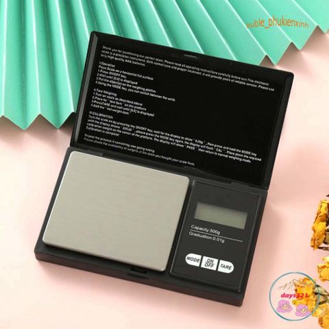 Cân Tiểu Ly Điện Tử Mini Bỏ Túi - Cân Trang Sức Chính Xác 200g đến 0.01g, Màn Hình LCD Đọc Dễ Dàng, Thiết Kế Gọn Nhẹ