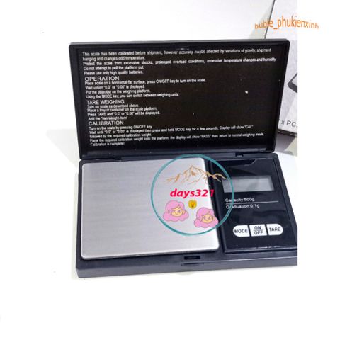Cân Tiểu Ly Điện Tử Mini Bỏ Túi - Cân Trang Sức Chính Xác 200g đến 0.01g, Màn Hình LCD Đọc Dễ Dàng, Thiết Kế Gọn Nhẹ