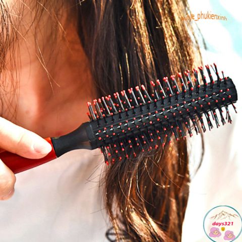 Lược Tạo Kiểu Tròn Cho Tóc Xoăn - Tạo Độ Phồng, Dễ Dàng Gỡ Rối và Tạo Hình Tuyệt Đẹp Cho Mái Tóc ướt - Phụ Kiện Làm Đẹp Thiết Yếu.