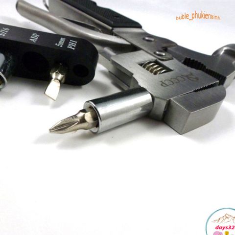 Kìm Búa Đa Năng 14 Trong 1 - Dụng Cụ Phượt Gấp Gọn Thép Không Gỉ, Lý Tưởng Cho Cắm Trại và Tình Huống Khẩn Cấp