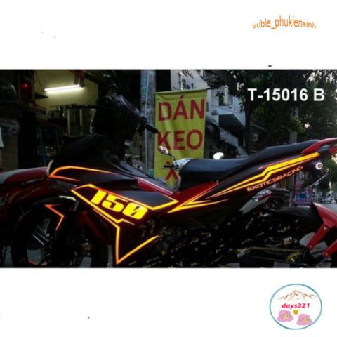 Bộ Tem Decal Dán Vành Phản Quang Xe Máy - Chống Thấm Nước, Thiết Kế Đẹp, Giá Rẻ - Tăng Cường Phong Cách Cho Xế Yêu