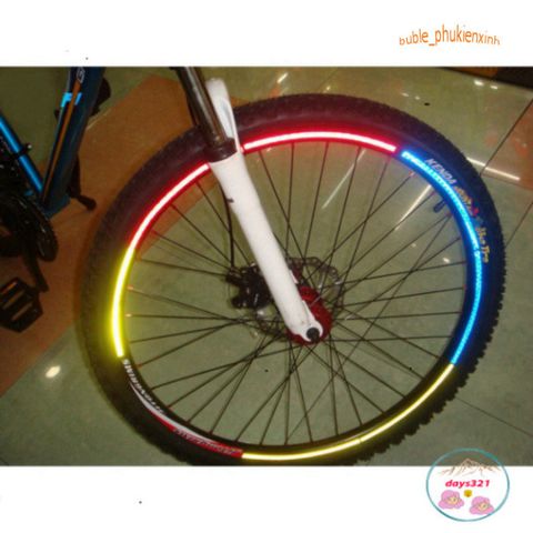 Bộ Tem Decal Dán Vành Phản Quang Xe Máy - Chống Thấm Nước, Thiết Kế Đẹp, Giá Rẻ - Tăng Cường Phong Cách Cho Xế Yêu
