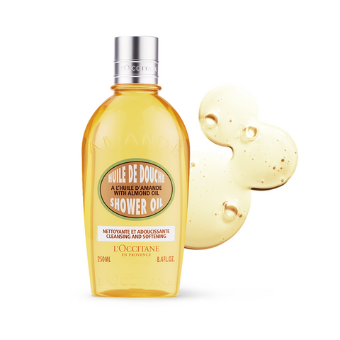 Sữa Tắm Hạnh Nhân L'Occitane Almond Shower Oil 250ml - Dưỡng Ẩm và Làm Sạch Da Tự Nhiên, Trải Nghiệm Thư Giãn Sang Trọng