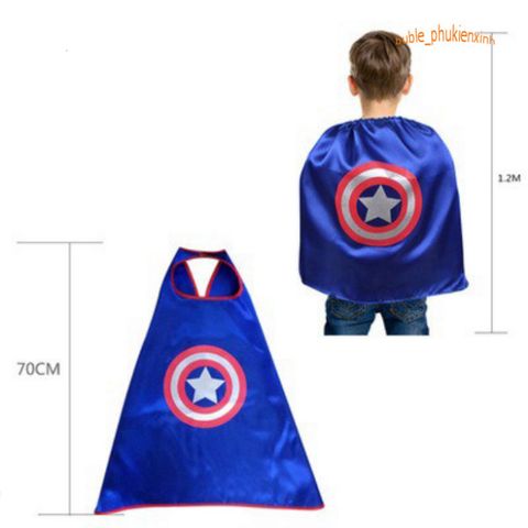 Bộ Trang Phục Đội Trưởng Mỹ Captain America cho Bé Trai và Bé Gái - Hóa Trang Thú Vị, Chơi Đùa An Toàn, Đồ Chơi Thông Minh 3+