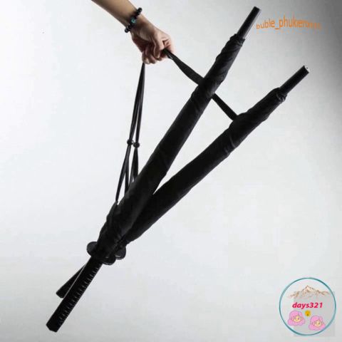 Ô Dù Katana Cán Giả Kiếm Nhật - Thiết Kế Độc Đáo, 16 Nan Bền Chắc, Phụ Kiện Thời Trang Kiểu Dáng Cá Tính