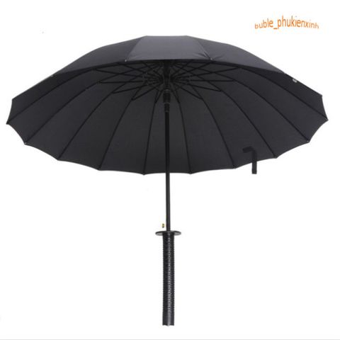 Ô Dù Katana Cán Giả Kiếm Nhật - Thiết Kế Độc Đáo, 16 Nan Bền Chắc, Phụ Kiện Thời Trang Kiểu Dáng Cá Tính