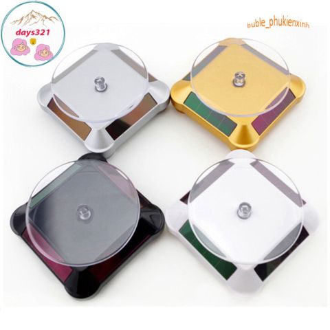 Bàn Xoay Trưng Bày Sản Phẩm Năng Lượng Mặt Trời 360 Độ - Thiết Kế Hiện Đại, Tiện Lợi Cho Chụp Ảnh Và Quay Video