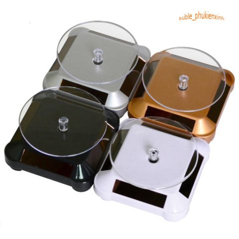 Bàn Xoay Trưng Bày Sản Phẩm Năng Lượng Mặt Trời 360 Độ - Thiết Kế Hiện Đại, Tiện Lợi Cho Chụp Ảnh Và Quay Video