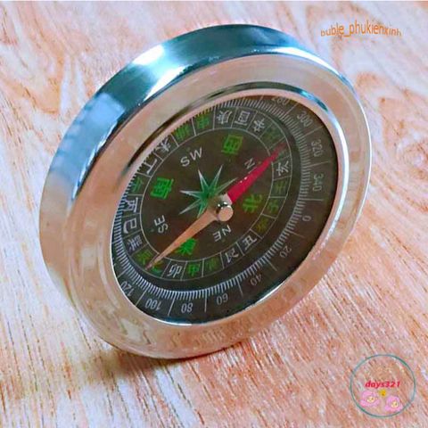 La Bàn Phong Thủy Cầm Tay 5cm - Công Cụ Chính Xác Hỗ Trợ Chọn Hướng, Quà Tặng Ý Nghĩa Cho Mọi Dịp