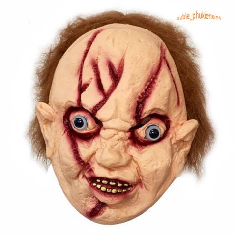 Mặt Nạ Hóa Trang Sẹo Halloween - Latex Thực Tế 3D Dành Cho Lễ Hội, Quay Video TikTok, Trung Thu