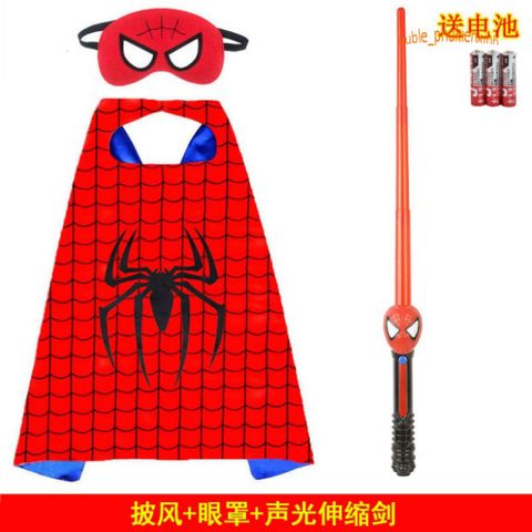 Bộ Đồ Hóa Trang Người Nhện Cho Bé Trai - Áo Choàng Siêu Anh Hùng Halloween - Quà Tặng Sinh Nhật Độc Đáo