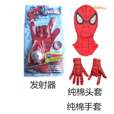 Bộ Trang Phục Siêu Nhân Nhện Lưới 4 Chi Tiết - Mặt Nạ, Áo, Quần, Áo Choàng Cho Bé Trai 10-26kg - Trang Phục Hóa Trang Cho Bé