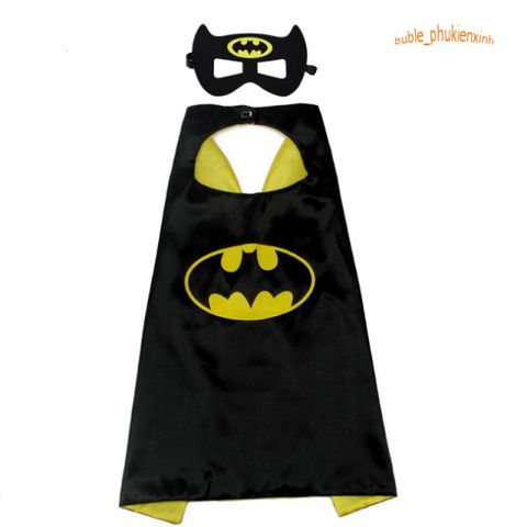 Bộ Hóa Trang Siêu Anh Hùng Có Áo Choàng và Mặt Nạ Cho Trẻ Em - Halloween, Marvel, Superhero Costume Cho Bé Từ 3-10 Tuổi