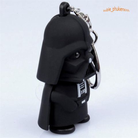 Móc Khóa Phát Sáng Darth Vader Star Wars - Đèn LED Kèm Nhạc Siêu Dễ Thương - Phụ Kiện Thời Trang Độc Đáo cho Fan Hâm Mộ