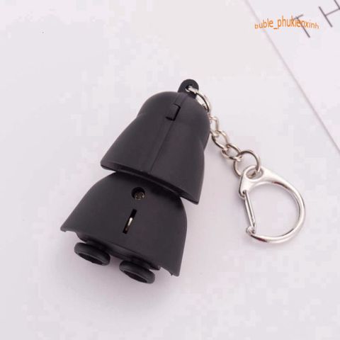 Móc Khóa Phát Sáng Darth Vader Star Wars - Đèn LED Kèm Nhạc Siêu Dễ Thương - Phụ Kiện Thời Trang Độc Đáo cho Fan Hâm Mộ