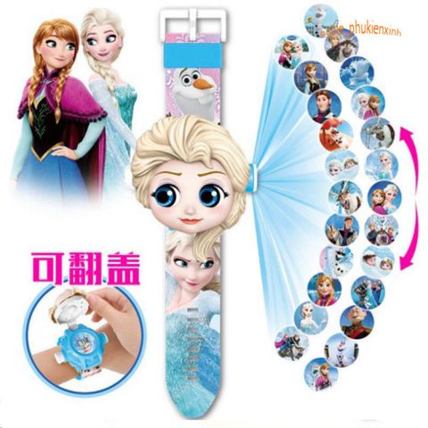 Đồng Hồ Chiếu 3D The Avengers cho Trẻ Em - SpiderMan, Iron Man, Hulk - Đồ Chơi Học Tập Sáng Tạo Có Đèn Biến Hình