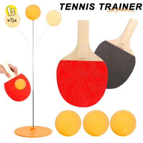 Bộ đồ chơi bóng bàn phản xạ - Phát triển kỹ năng vận động cho trẻ nhỏ với 2 vợt và 3 bóng bàn đặc biệt, sản phẩm thể thao giải trí tuyệt vời.