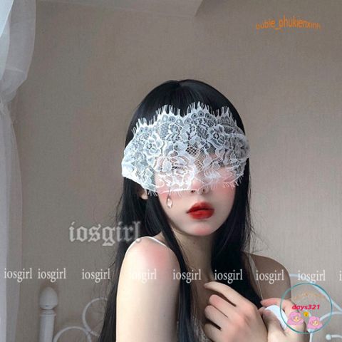 Mặt Nạ Mắt Ren Xuyên Thấu Gợi Cảm - Phụ Kiện Cosplay Thời Trang Che Nửa Mặt, Độc Đáo và Bí Ẩn cho Dịp Tiệc Tùng