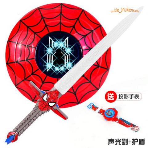 Bộ trang phục siêu anh hùng Người Nhện - Áo choàng và mặt nạ cosplay trẻ em, đồ chơi Halloween độc đáo, quà sinh nhật sáng tạo