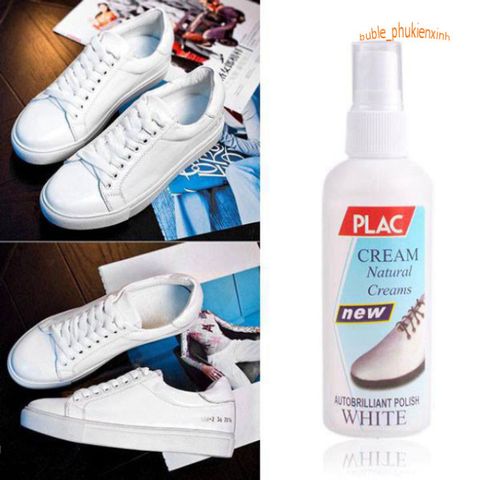 Chai Xịt Tẩy Trắng Giày Dép Plac - Giải Pháp Duy Trì Đồ Dùng Sạch Sẽ, Hiệu Quả, Thiết Kế Tiện Dụng Cho Mọi Gia Đình