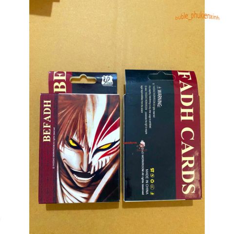 Bộ Bài BLEACH - SỨ GIẢ THẦN CHẾT: Bộ Poker Anime 52 Lá Dễ Thương Cho Học Sinh - Quà Tặng Ý Nghĩa Cho Fan Manga