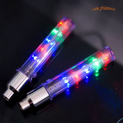Đèn LED Lốp 5 Bóng Nháy 7 Màu - Phụ Kiện Đèn Trang Trí An Toàn Cho Xe Đạp, Xe Máy, Ô Tô - Tự Động Sáng Khi Chạy